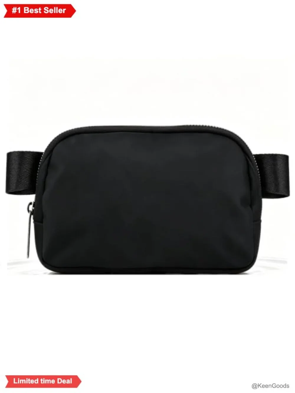 Nylon Waist Pack Crossbody Fanny Bag for Women Everyday Travel